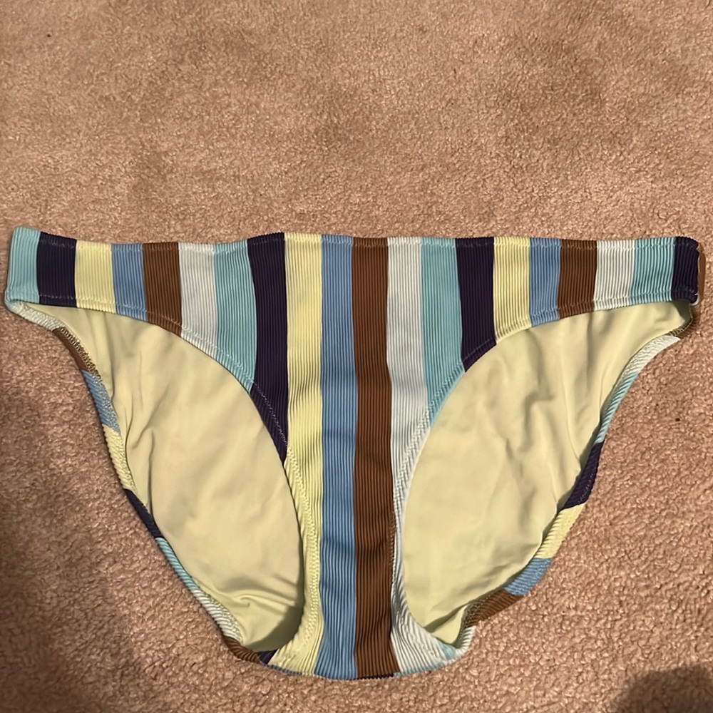 Aerie striped bikini bottoms